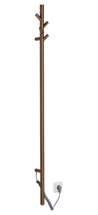 PASADOR elektrický sušák ručníků, kulatý, 150x1500mm, 30 W, měď mat ER175PG
