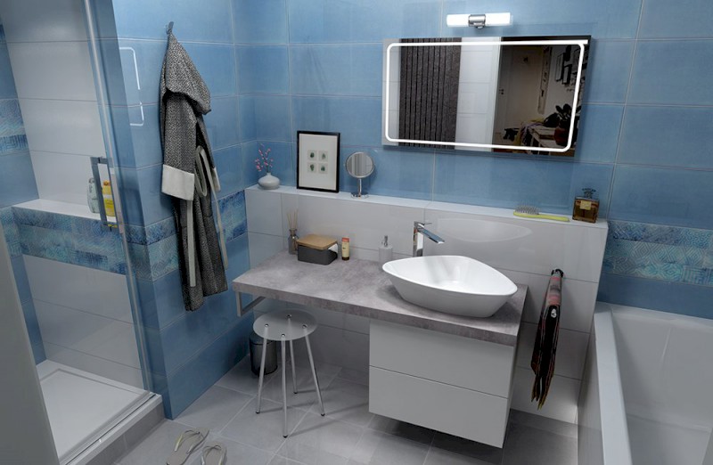 AVICE deska pod umyvadlo 120x50cm, tl.5cm, cement AV127