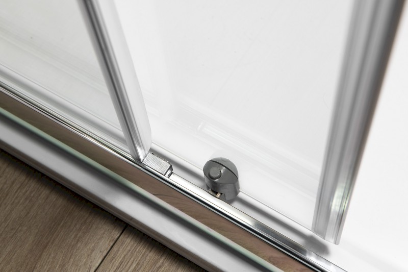 AGGA čtvercová sprchová zástěna 800x800mm, čiré sklo HLF808Y