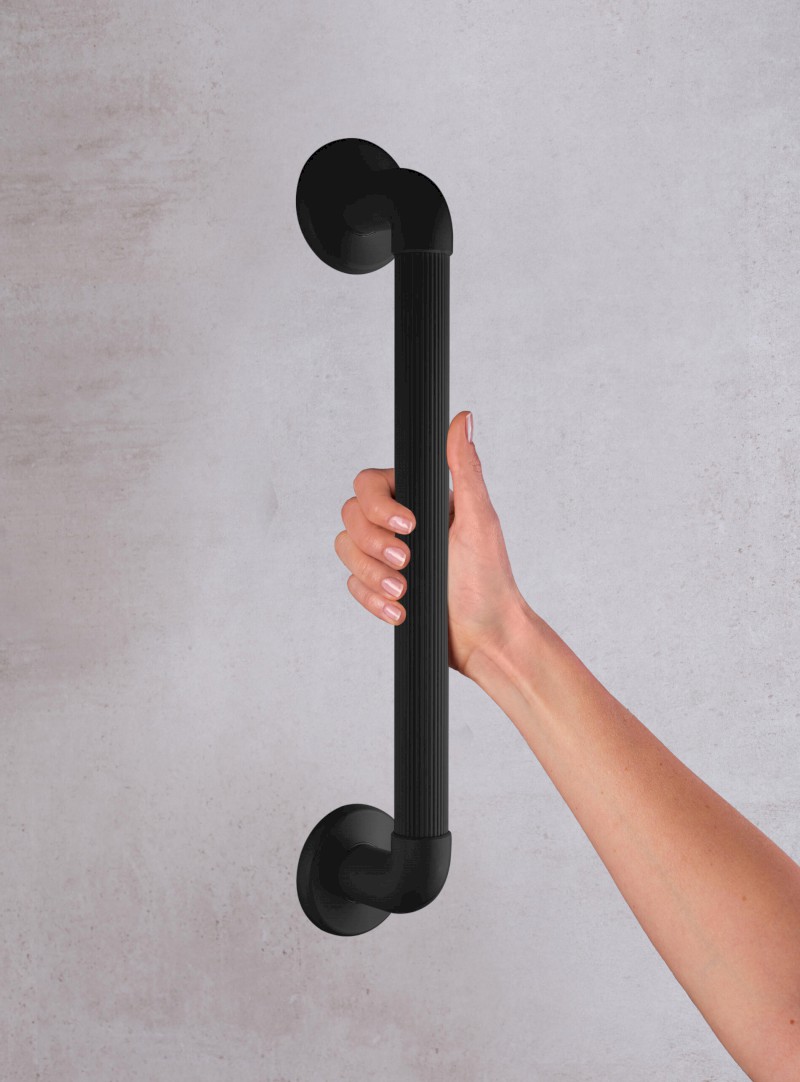 Pevnostní madlo plastové, 600mm, černá A1014010