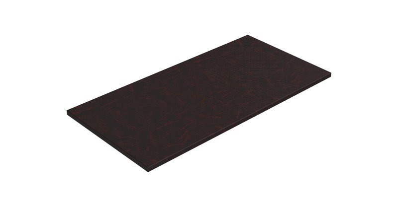 ALTACERAMICA keramická deska 100x2x49cm, 1 otvor pro sifon, mramor/červená mat AC40237
