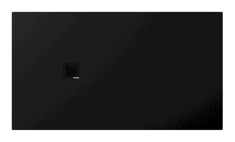 TRENECA vanička z litého mramoru s možností úpravy rozměru, 160x90cm, černá mat 84311.21