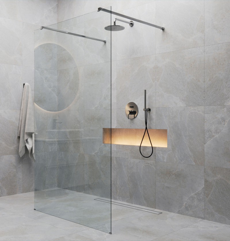 NIX nerezová sprchová kapsa, 100cm 72443