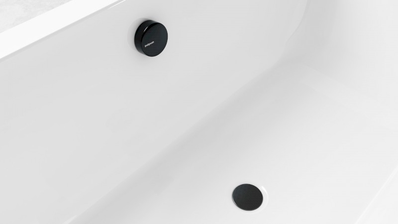 Vanová souprava, bovden, délka 600mm, zátka 72mm, gun metal 71850.60