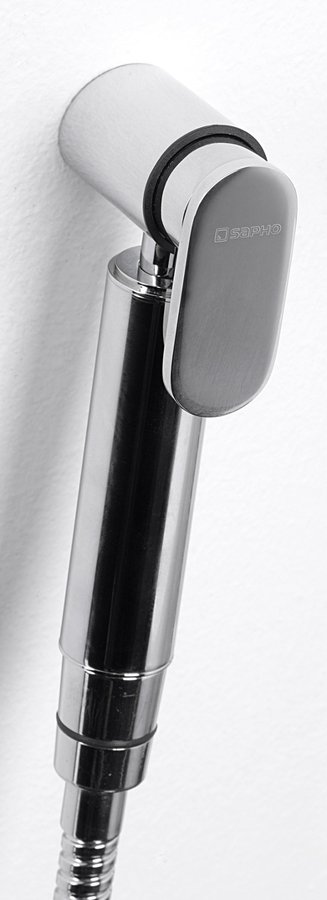 Bidetová sprška kulatá, s držákem, chrom 1209-02