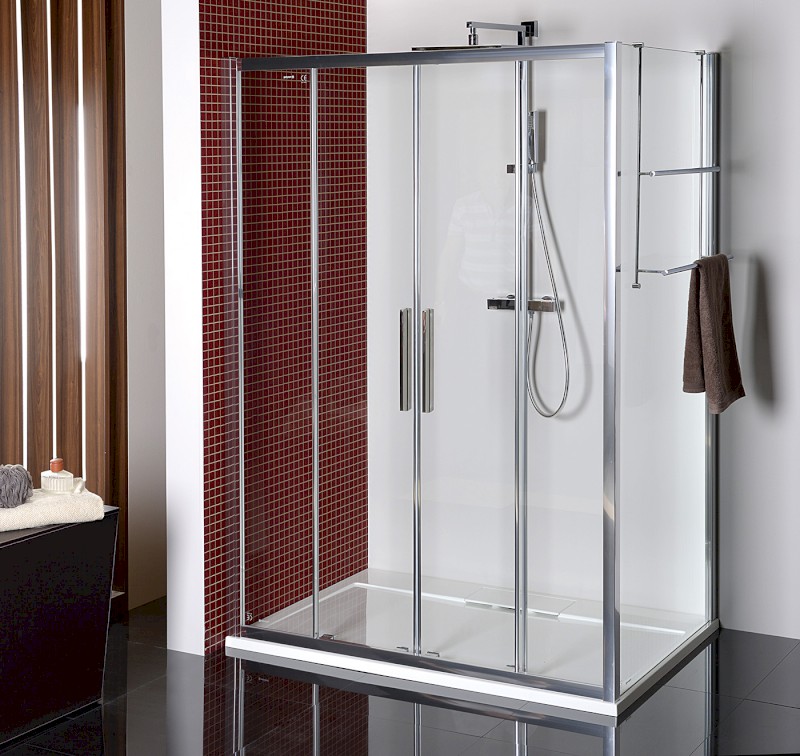 LUCIS LINE sprchová boční stěna 700mm, čiré sklo DL3215