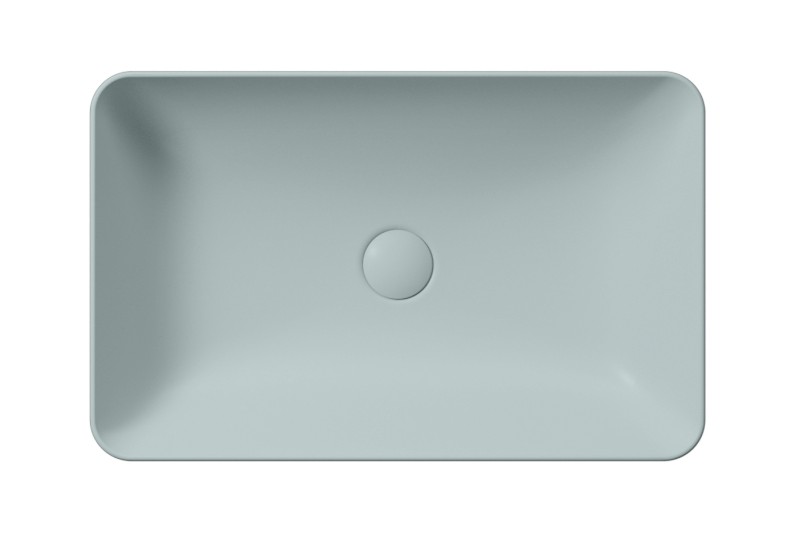 NUBES keramické umyvadlo na desku 60x38cm, ghiaccio mat 903615