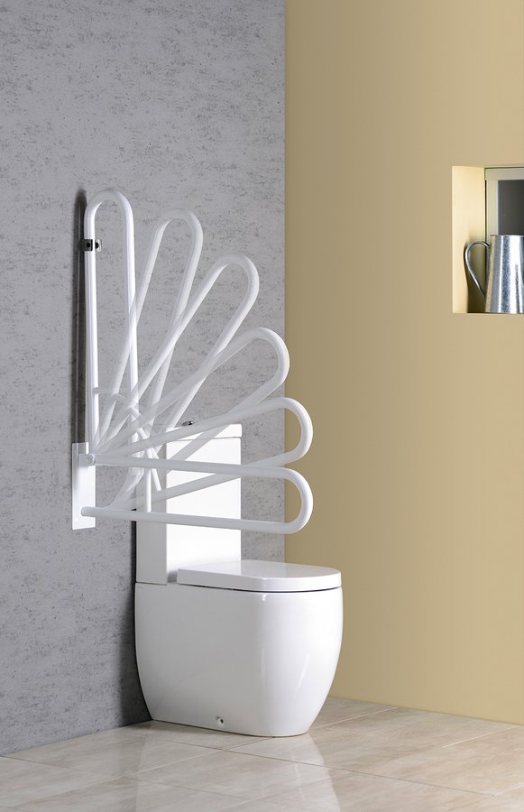 HANDICAP madlo sklopné 813mm, bílá XH518W