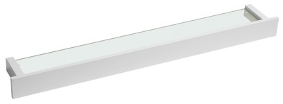 PATRON skleněná police 78cm, bílá PX785W