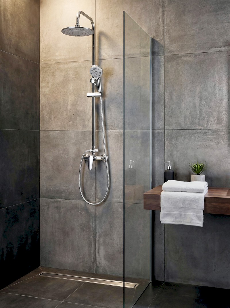KASIOPEA sprchový sloup s pákovou baterií, chrom 1107-48