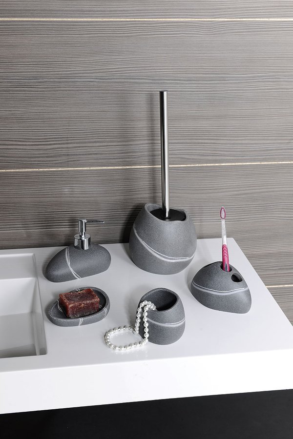 LITTLE ROCK dávkovač mýdla na postavení, šedá 22190507