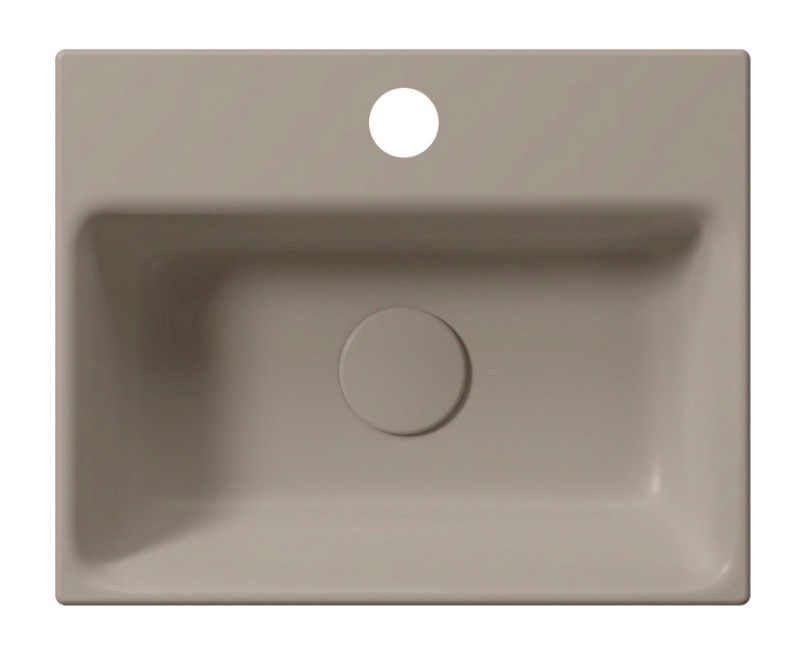 NUBES keramické umývátko 40x32cm, tortora mat 9684105