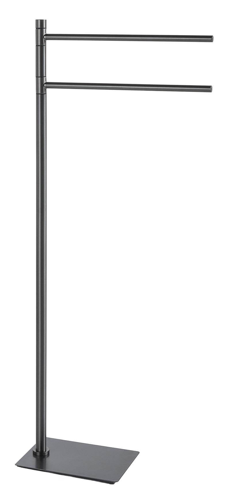 TRILLY stojan s držákem ručníků, hranatý, gun metal TR3181