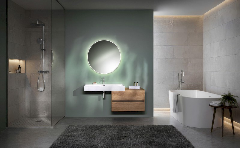 AQUATIC umyvadlo, litý mramor, 100x46cm, bílá AT100