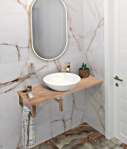 WOODY deska 1300x28x360mm, masiv přírodní dub WD136-70