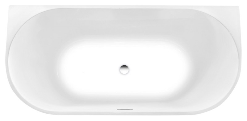 TAJO nástěnná stojící vana, 170x80cm, bílá E1980