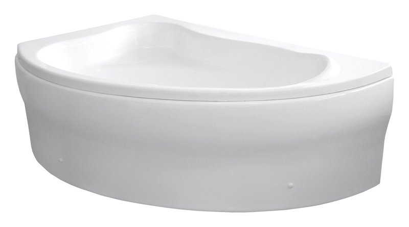 ORAVA vana 150x90x38cm, levá, bílá G1590