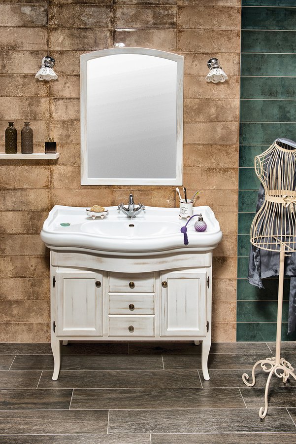 RETRO keramické umyvadlo 100x54,5cm, bílá 105001