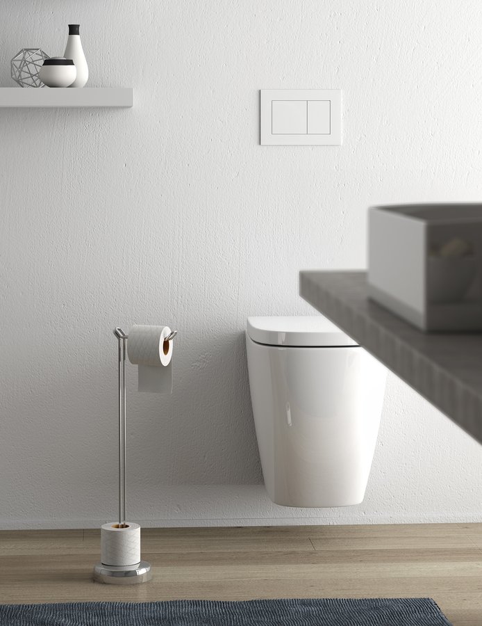 MINU stojan na toaletní papíry, chrom MU37