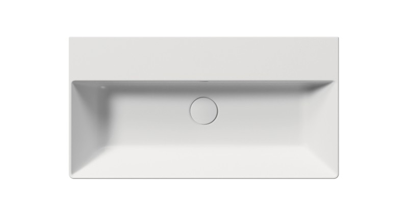 KUBE X keramické umyvadlo 70x37cm, bez otvoru, bílá mat 9455009