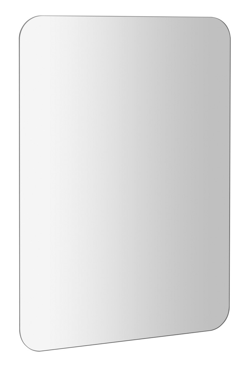 AG457 (17724) ISHAPE zrcadlo s broušenou hranou 50x70cm, zakulacené rohy, CU free AG457