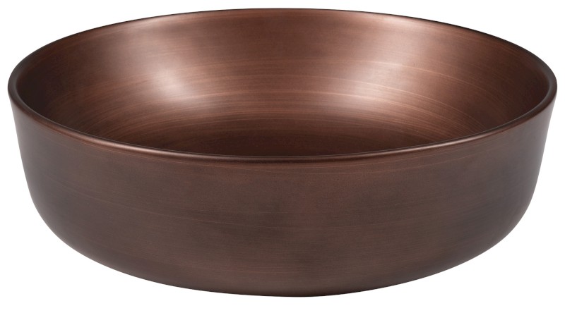 PRIORI keramické umyvadlo na desku, Ø 41,5cm, měď PI040