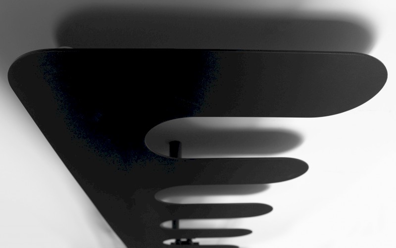 EVOLLA otopné těleso 490x1390mm, černá mat MI1400