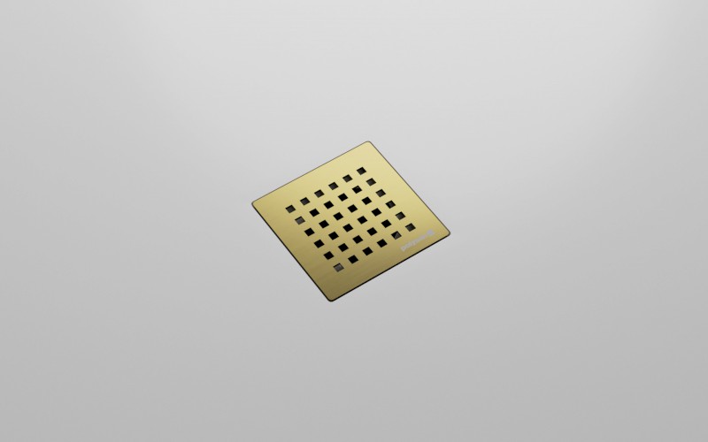 FLEXIA vaničkový sifon, průměr 90mm, DN40, krytka zlato mat 17752