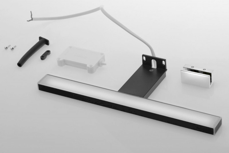 ESTHER 2 LED svítidlo, 6 W, 280x14x107 mm, IP44, černá E27679CI