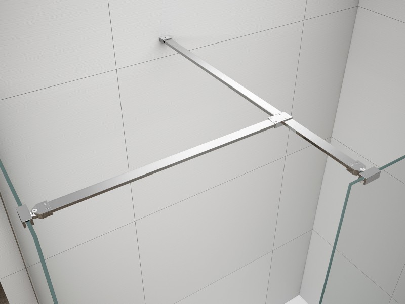 ESCA T- spojka vzpěr, chrom ES7510