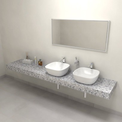 TAILOR rockstone deska 220x50 cm, provedení límce C TR220C