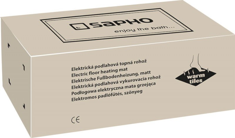 WARM TILES topná rohož do koupelny 0,8m2, 130W WTM08