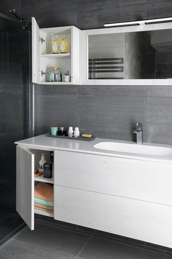 TREOS skříňka horní dvířková 35x50x22cm, pravá/levá, dub Collingwood TS040-1919