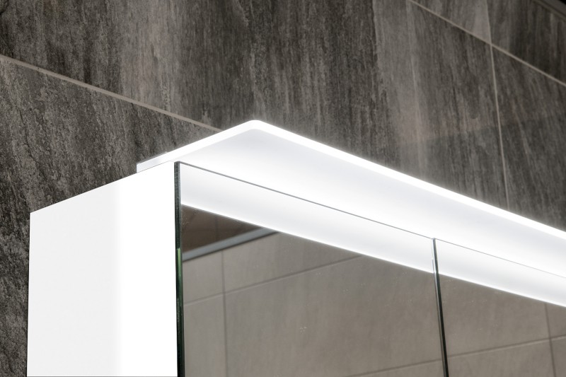 LINEX galerka s LED osvětlením, 60x70x15cm, levá/pravá, dub stříbrný LX060-0011