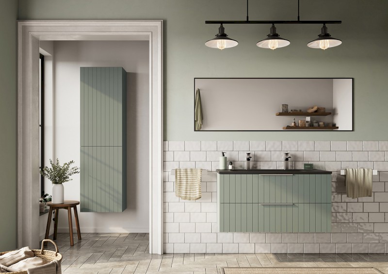 ESPACE STRIP skříňka 35x172x32cm, 2x dvířka, levá/pravá, verde ESC230-4444S