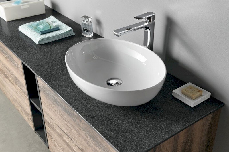 OFELIE keramické umyvadlo na desku, 52x40cm, bílá AR433