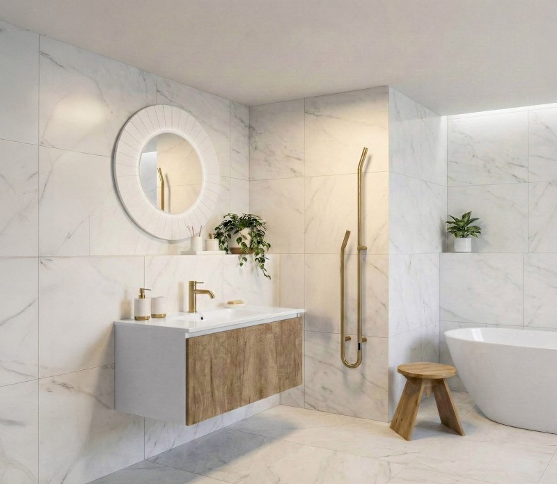 LOREA skříňka spodní dvířková 30x44x51,2cm, pravá/levá, dub alabama/bílá mat LE030-2231