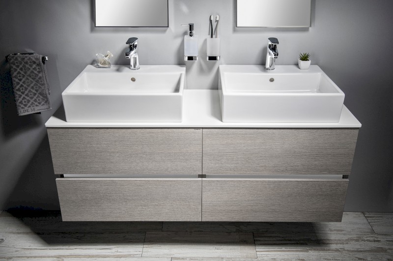Deska Rockstone 1350x12x445mm, bílá mat DTR135-0101