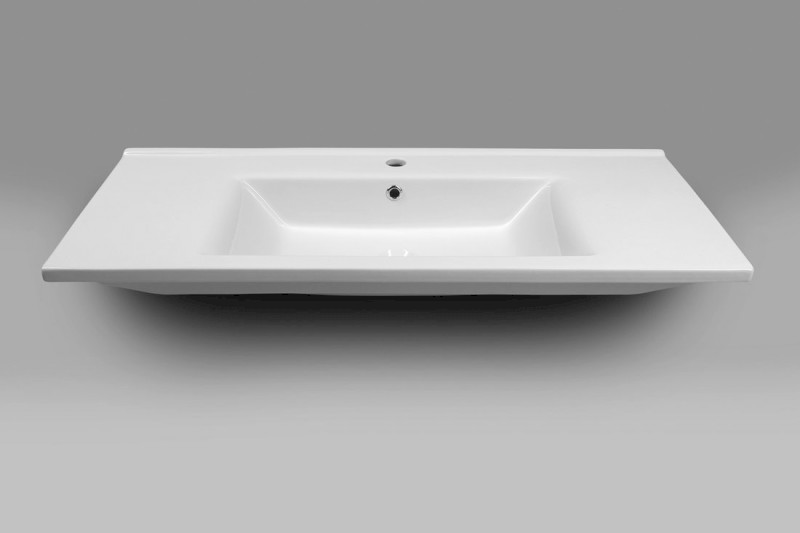 ZUNO 100 keramické umyvadlo nábytkové 100x45cm, bílá 9100