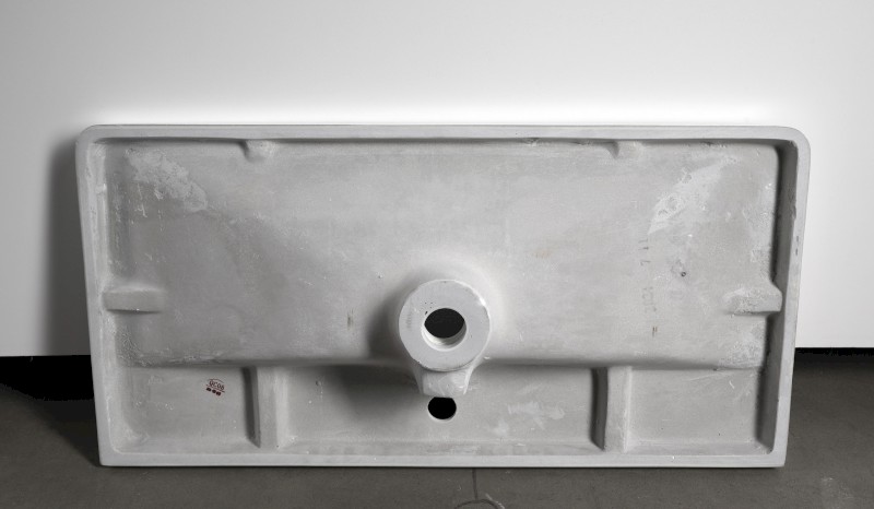 SEN umyvadlo nábytkové, litý mramor, 81x40cm, bílá SN810