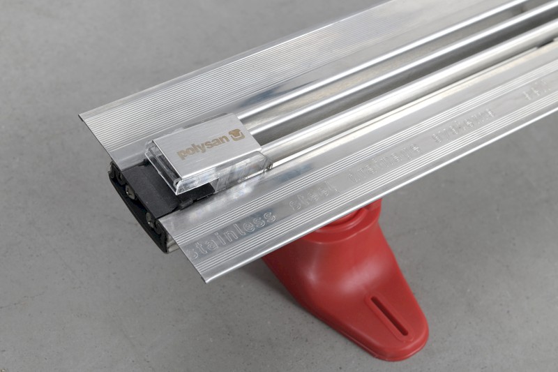 SLIM SPRING nerezový podlahový žlab s roštem, L.250-1200, DN50 SV120