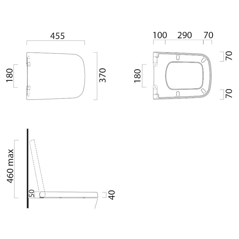 SAND WC sedátko, Quick Release, bílá/chrom MS9011