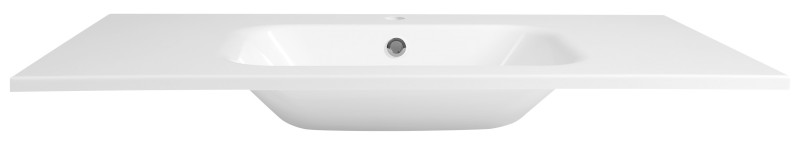 SIDRA umyvadlo, litý mramor, 101x46cm, bílá SD101