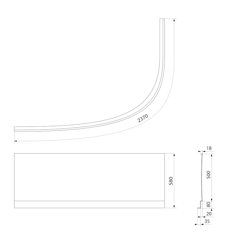 TANYA L panel čelní 65319