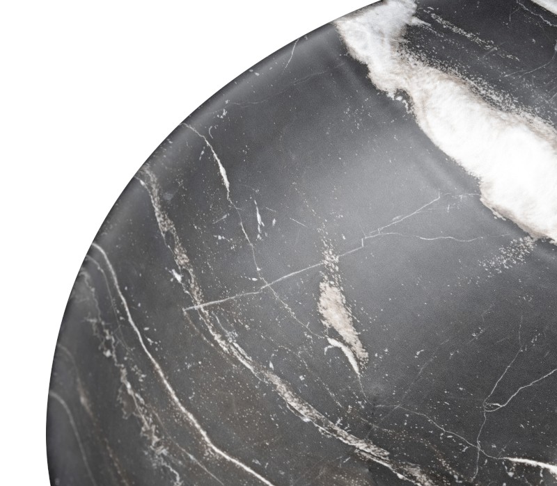 RONDANE keramické umyvadlo na desku Ø 41cm, carnico mramor AR435CM