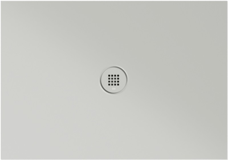 Keramická sprchová vanička, obdélník 100x70x2cm, cenere mat 46100717