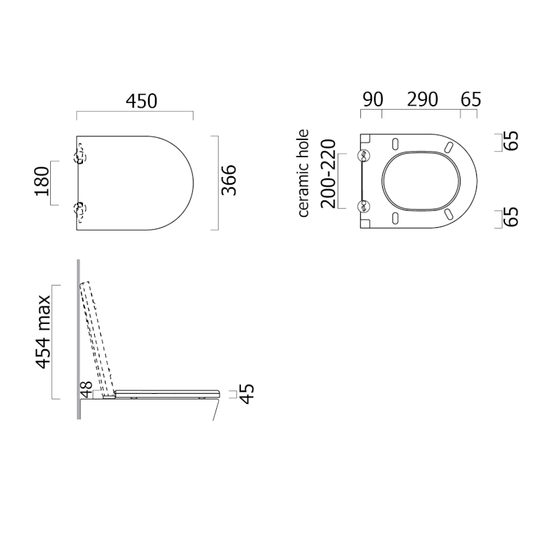 WC sedátko, Quick Release, bílá (MS8611) MS86N11