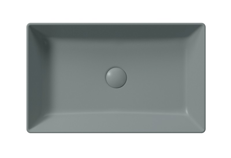 KUBE X keramické umyvadlo na desku, 60x37cm, agave mat 945304