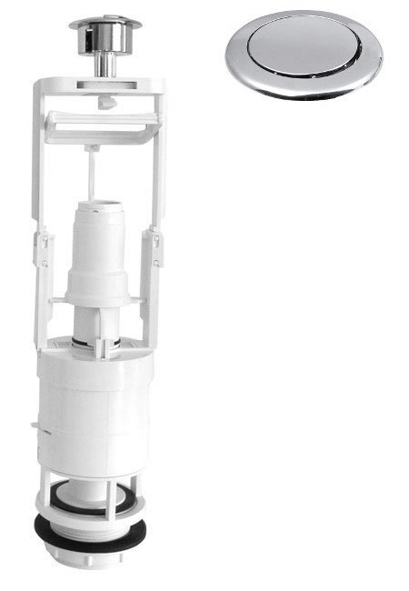 Vypouštěcí ventil, STOP tlačítko, chrom OVJC000