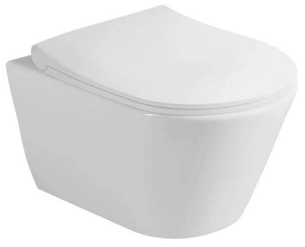 AVVA WC sedátko, SLIM, Soft Close, bílá 100787